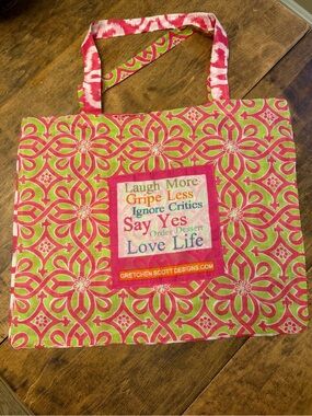 Gretchen Scott Designs Signature Fabric Shopping Tote